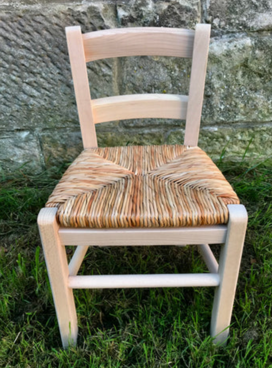 Children's Rush seat chairs available for commission