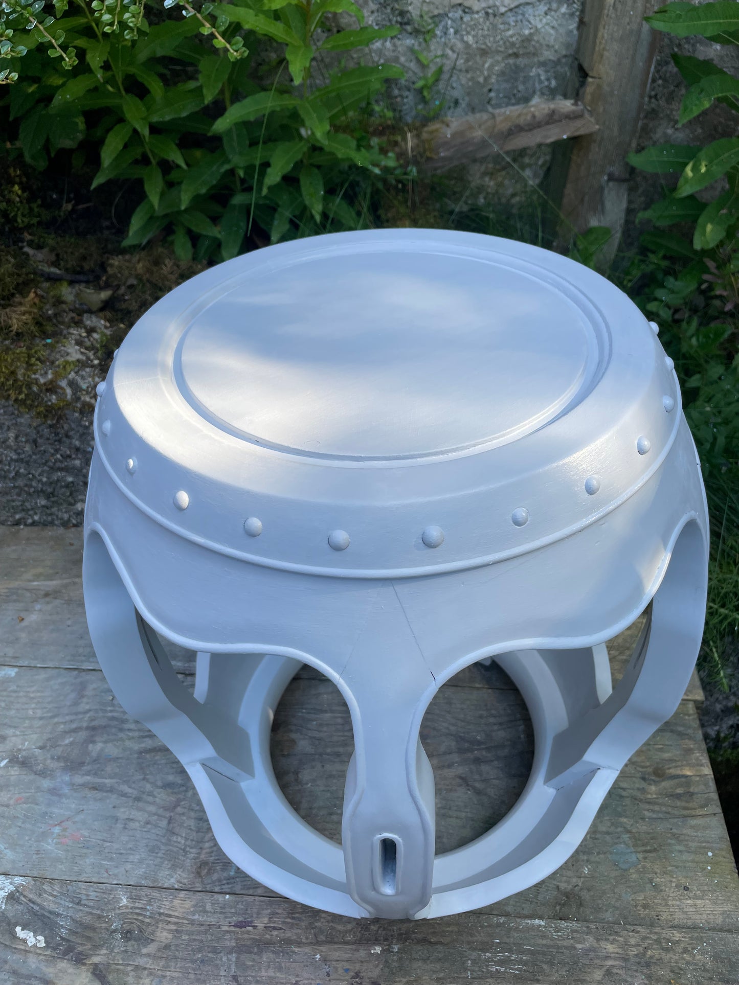 Commission for Susan side table painted in Earthborn Nellie