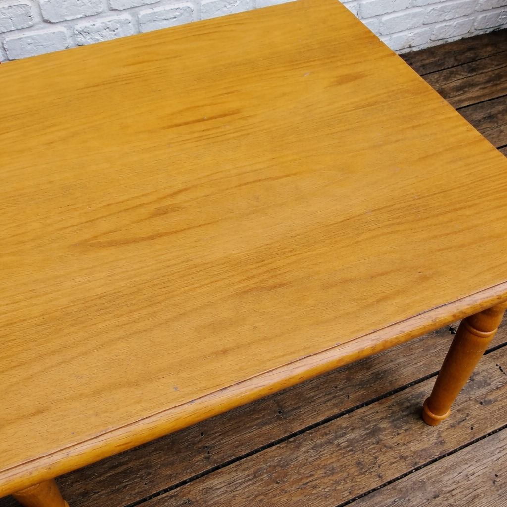 Vintage beech wood dining table - to have it painted please contact me to discuss what you would like.
