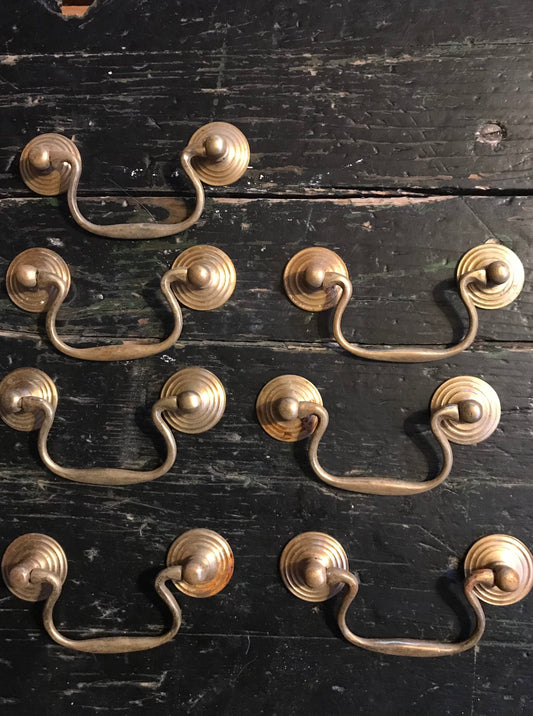 Brass Vintage furniture handle - 6 available