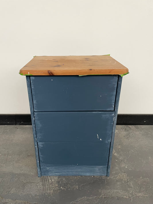 Vintage  bedside cabinet available for painting - price includes painting