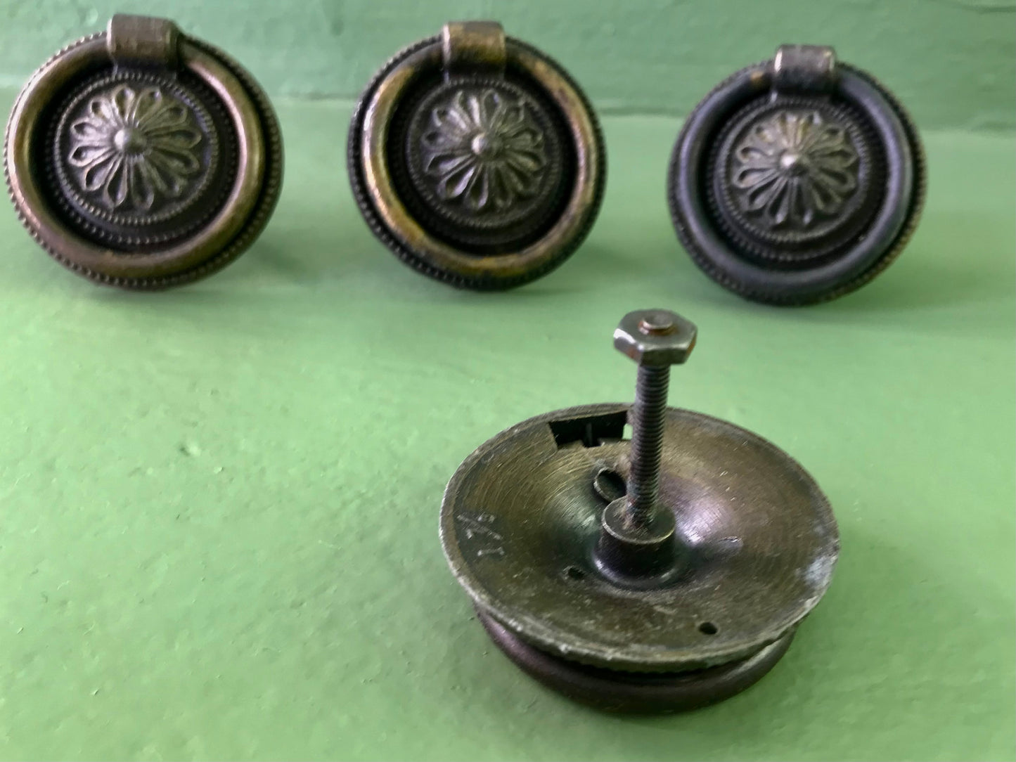 Brass furniture handle