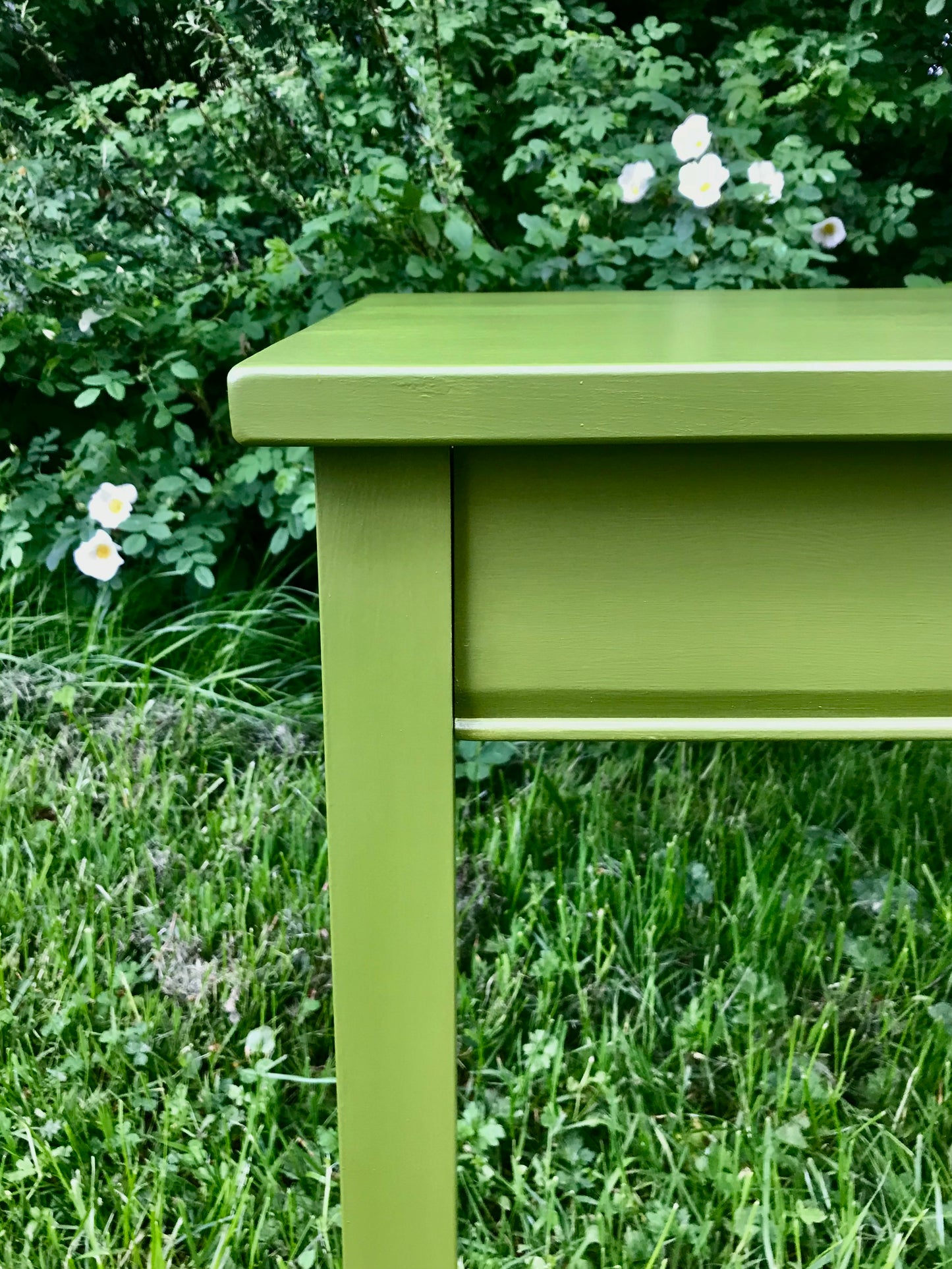 Painted coffee table in solid beech wood - you choose your colour