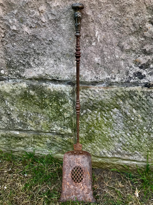 Vintage ornate fireplace shovel