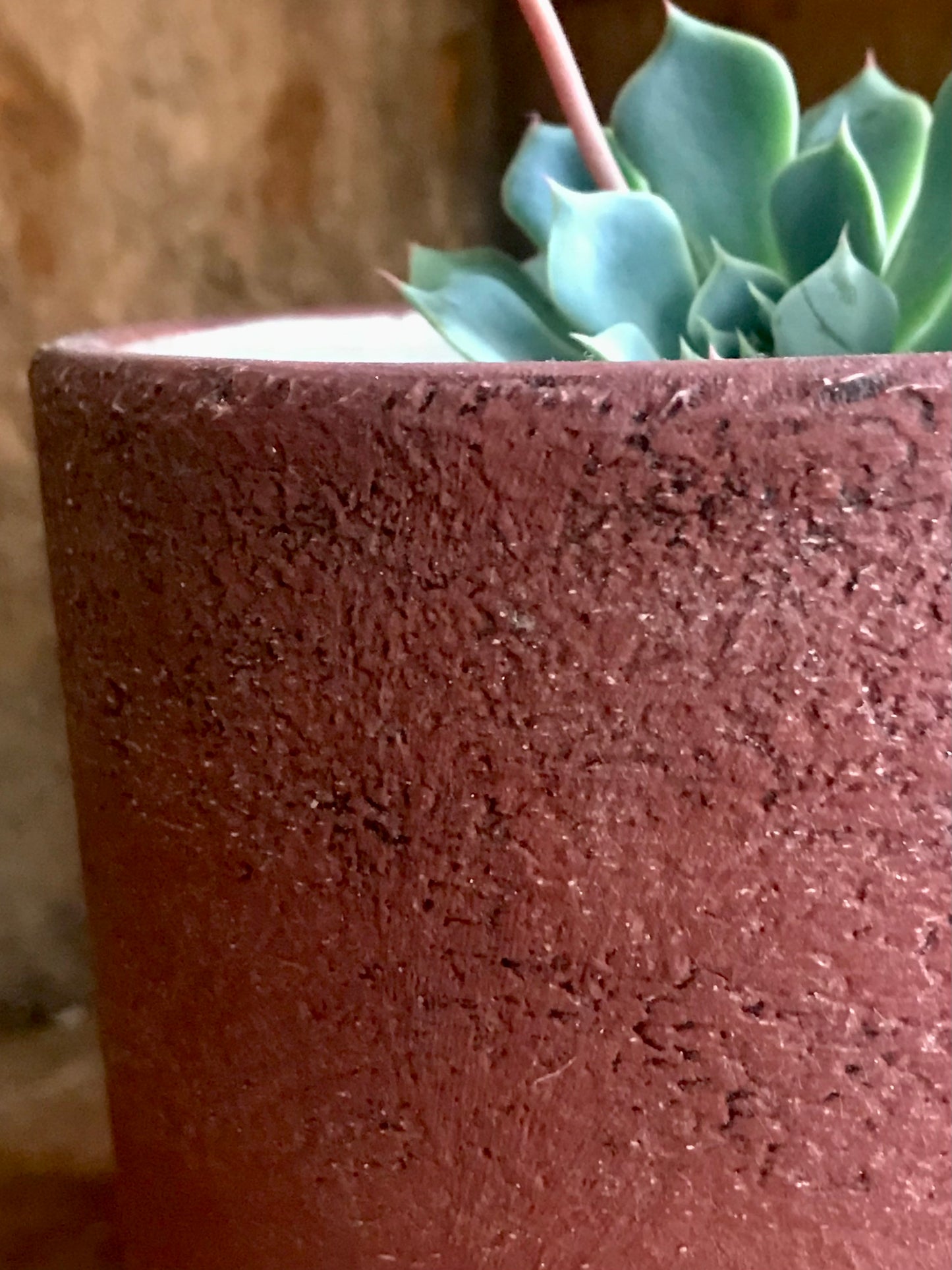 Hand painted Vintage plant pot