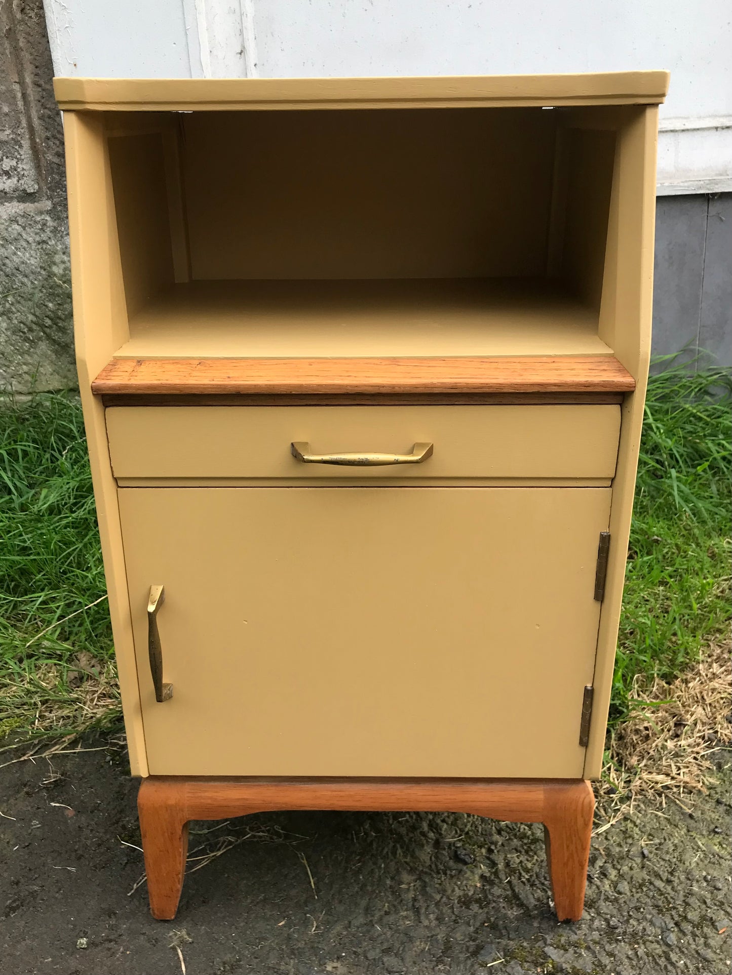 Vintage mid century Lebus bedside cabinet.