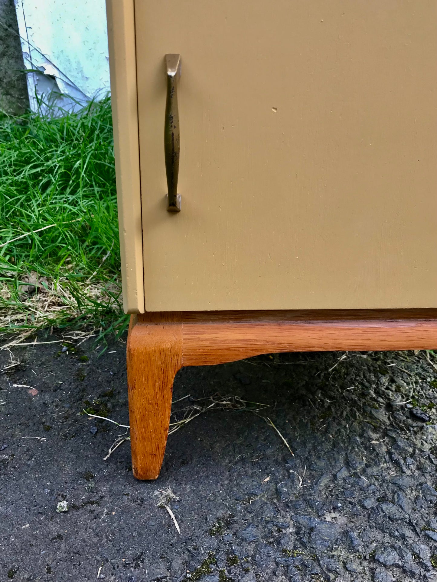 Vintage mid century Lebus bedside cabinet.