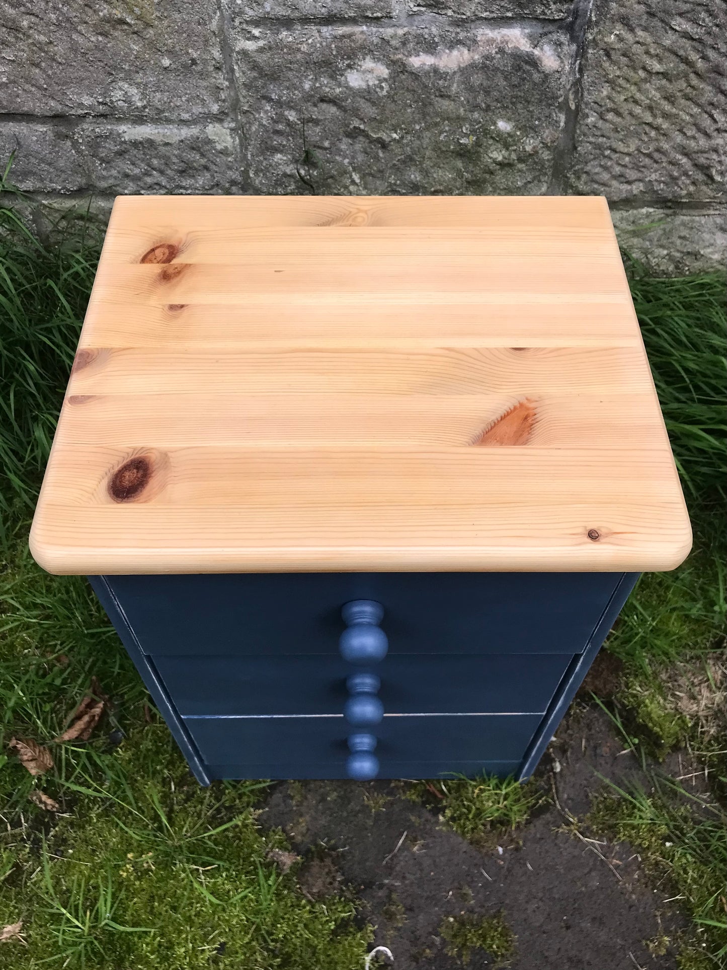 Commission for Pamela - painted bedside