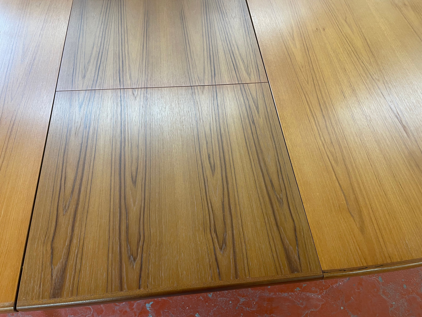 Vintage mid century Mcintosh extending dining table