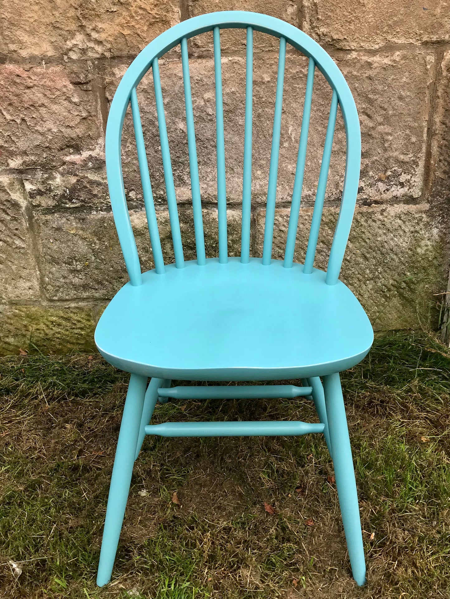 Mid Century Style Solid Beech brand new dining chairs handpainted mismatched - mix them up or have a set