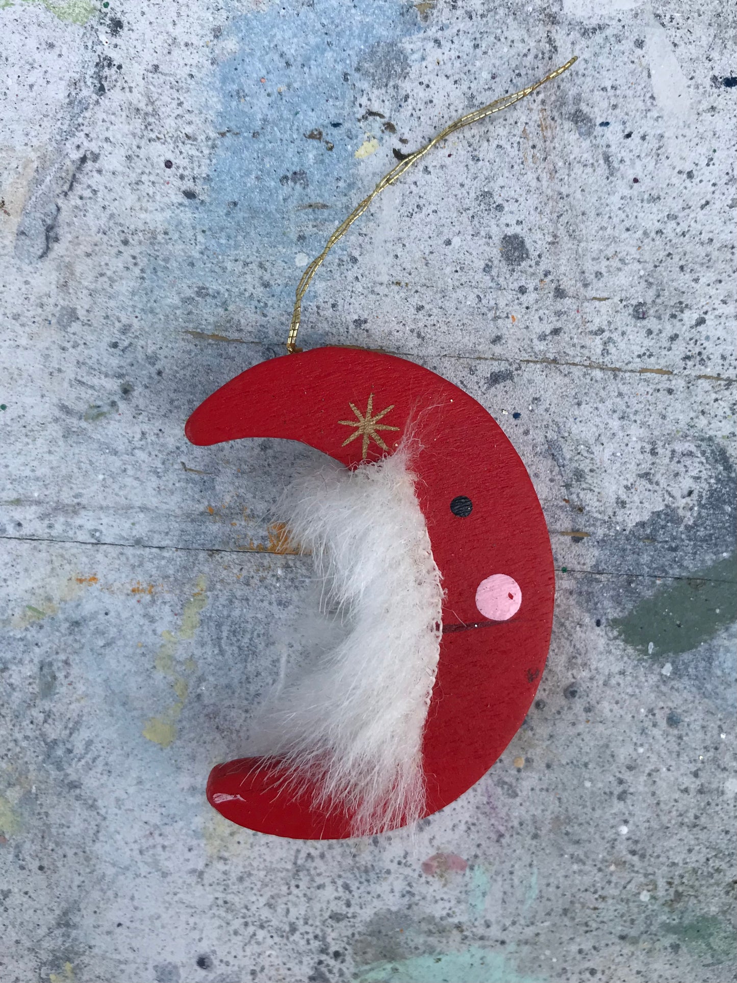 Red Moon Christmas decoration