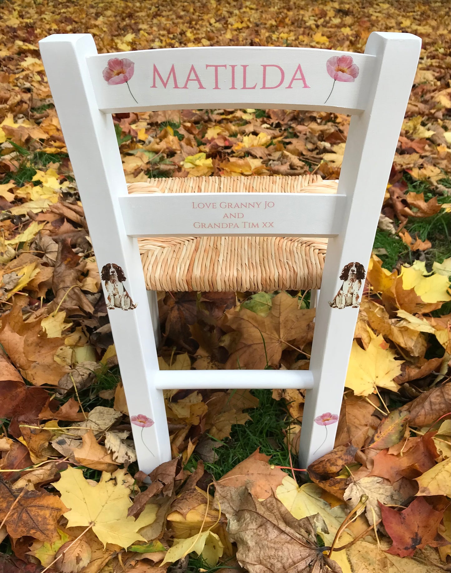Commission for Rosy - personalised children's chair By 7th nov