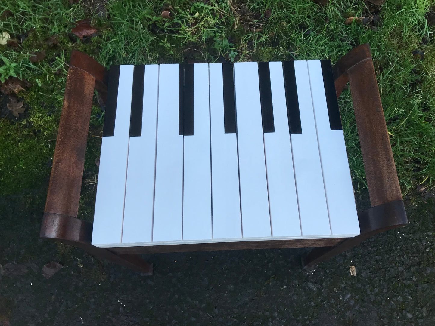 Upcycled vintage Piano stools