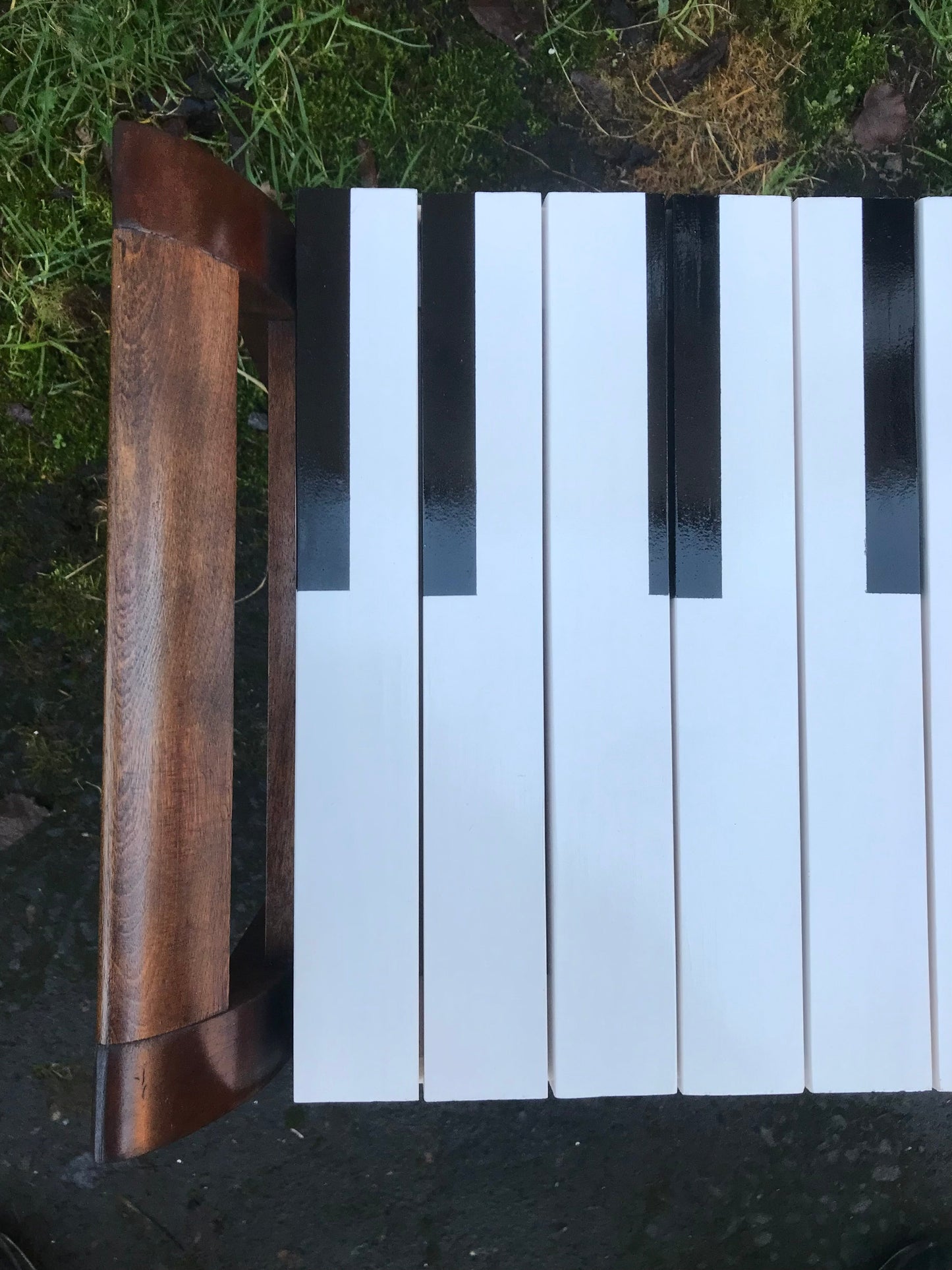 Upcycled vintage Piano stools