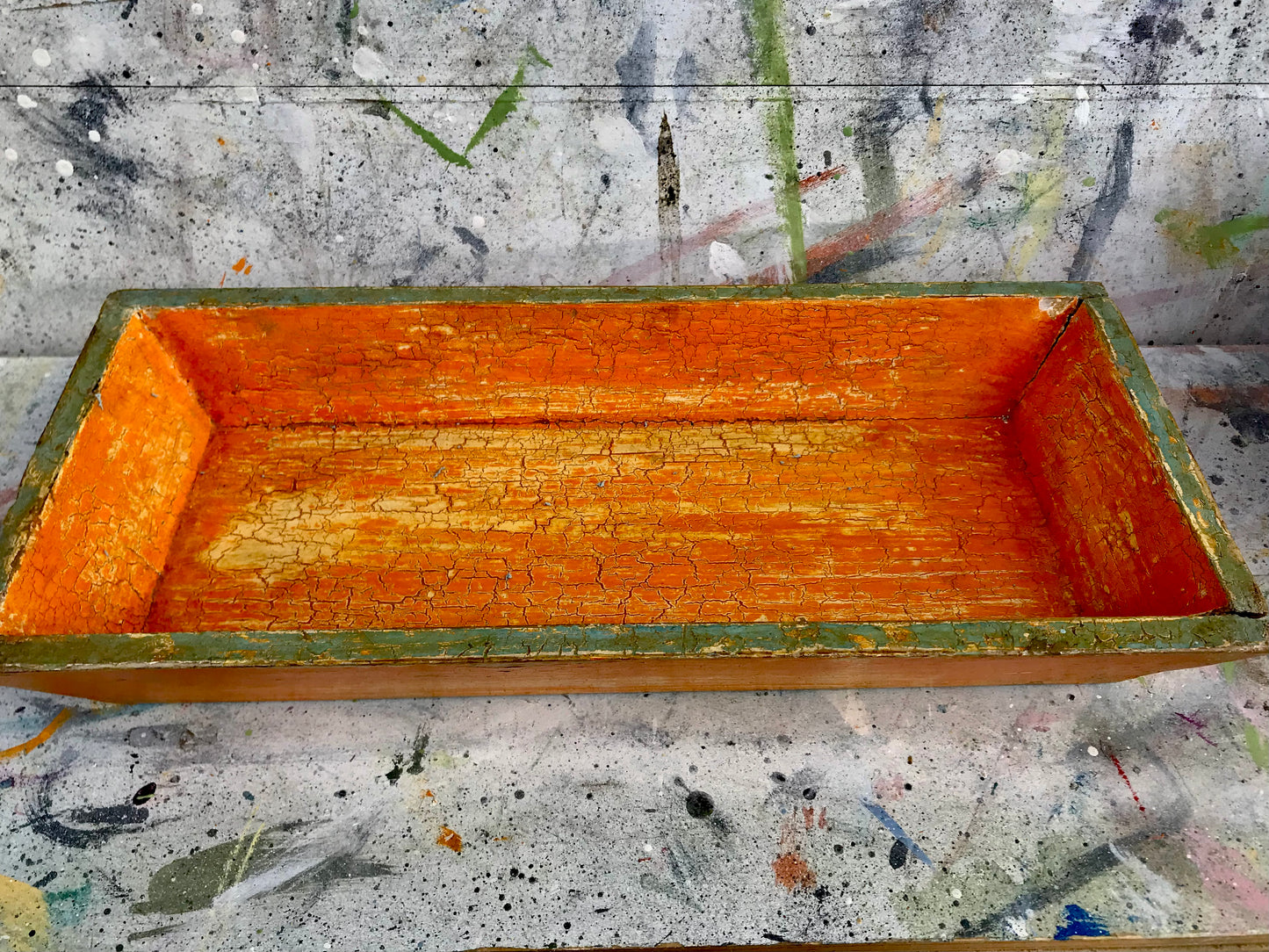 Painted Wooden Trays