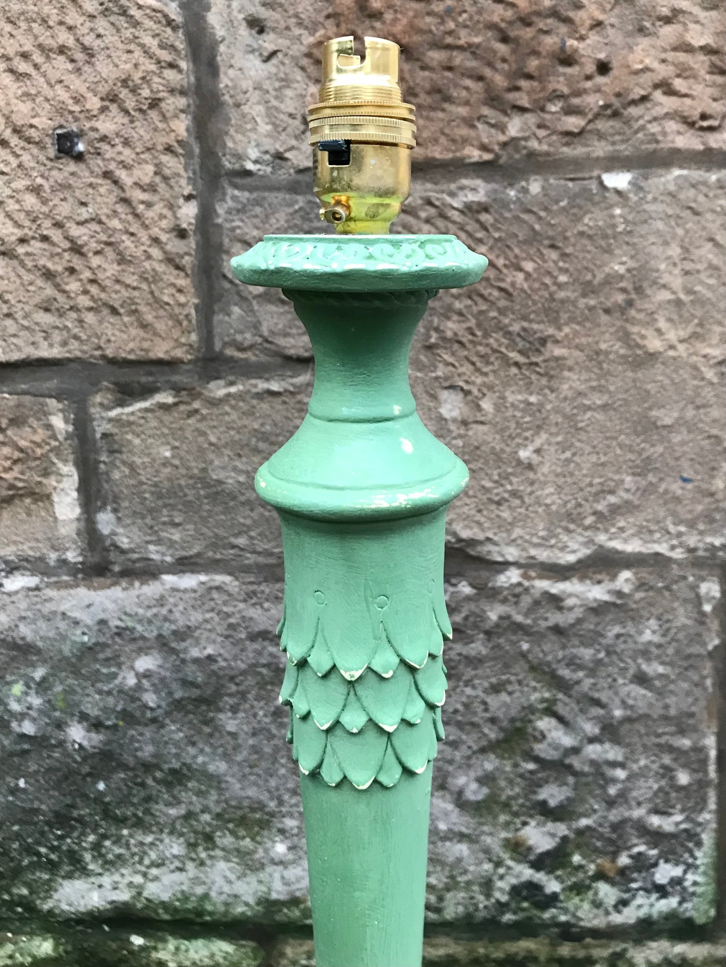 Lamp revamp - Re wired and new brass fitting.