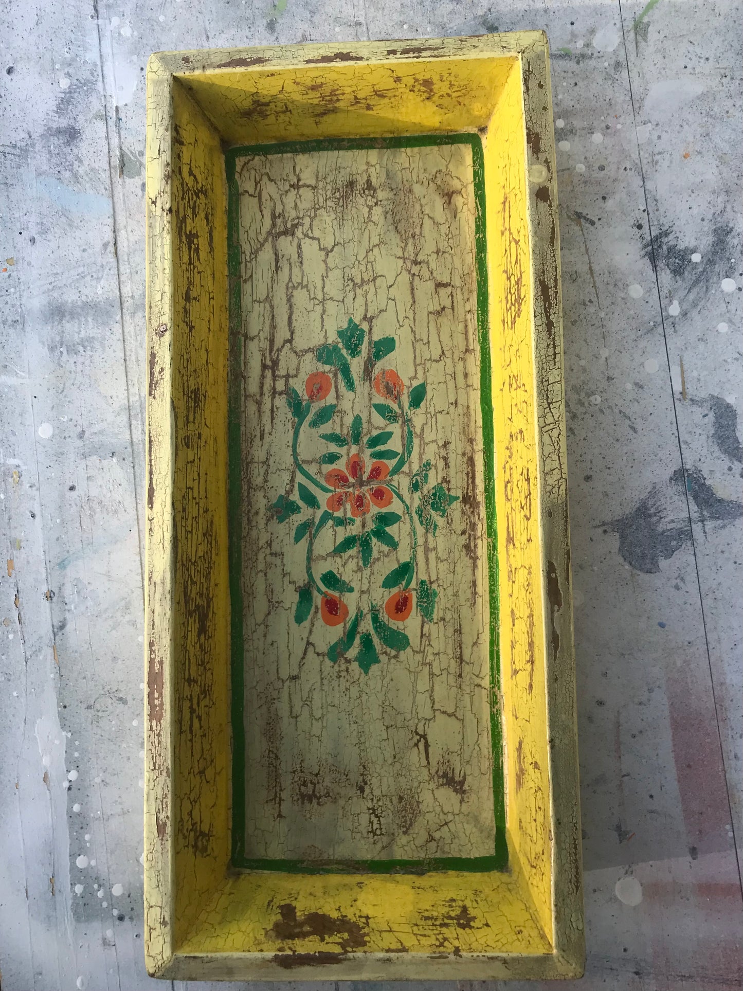 Painted Wooden Trays