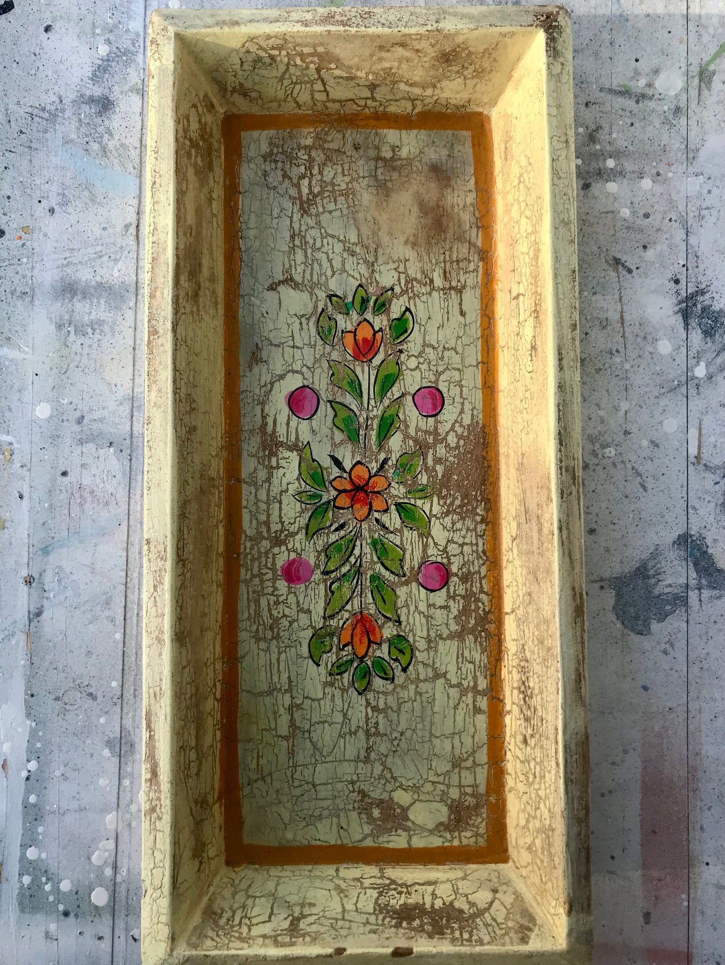 Painted Wooden Trays