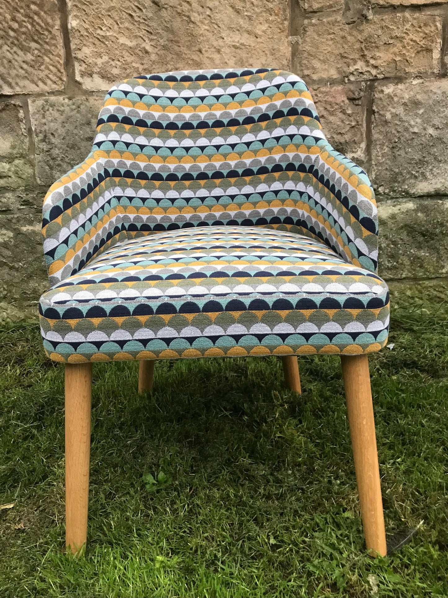 Upholstered dining chairs 4 available - will sell separately