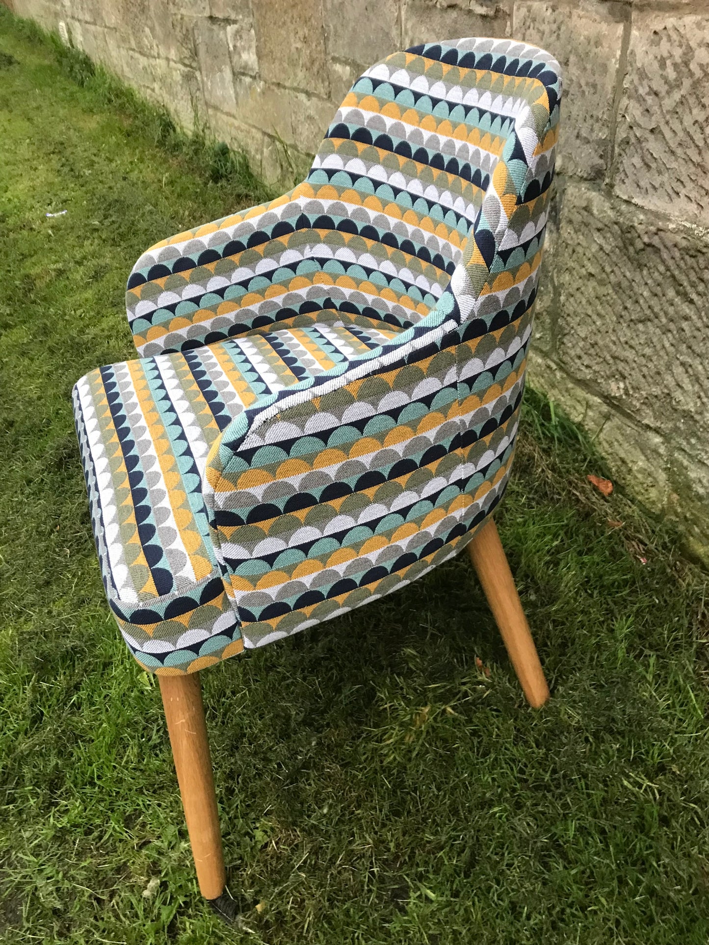 Upholstered dining chairs 4 available - will sell separately
