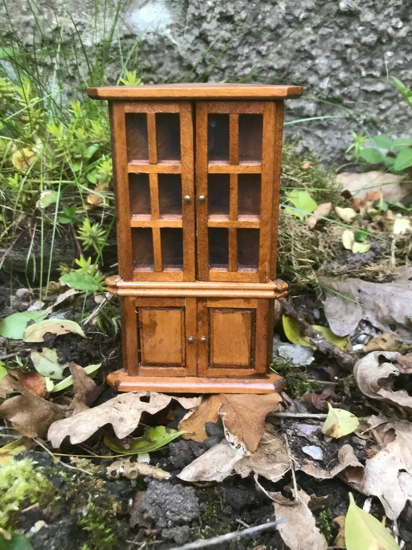 vintage corner cabinet for 12th Scale Dolls House