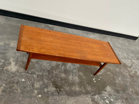 Mid Century teak coffee table  available for refurb or painting
