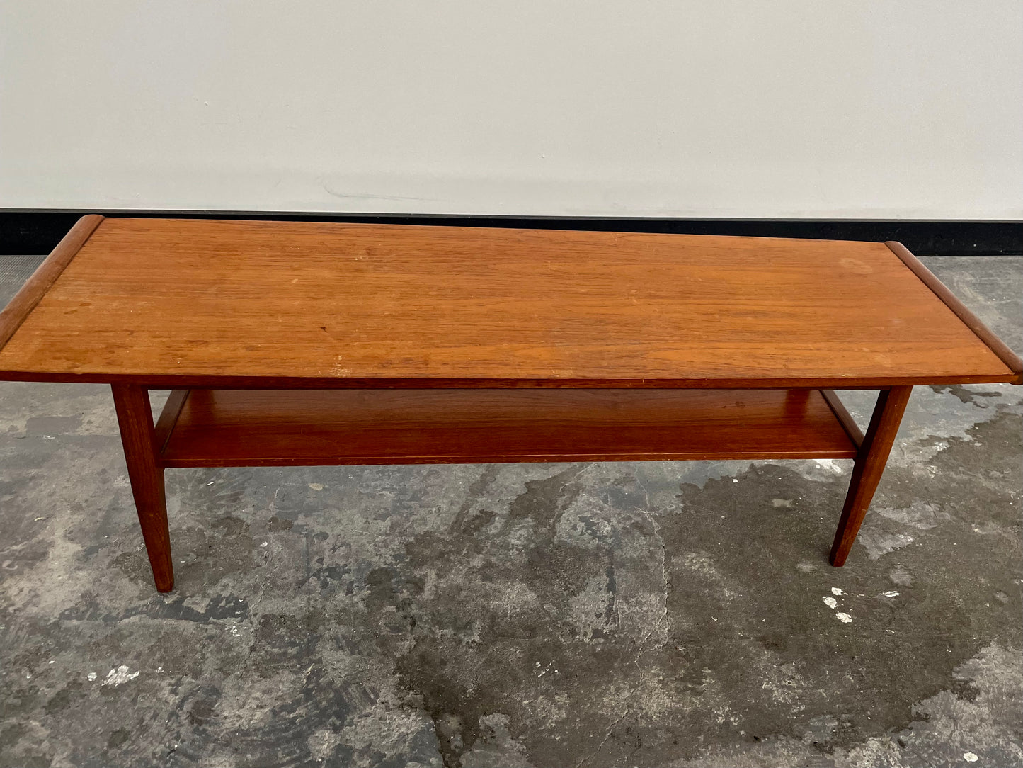 Mid Century teak coffee table  available for refurb or painting