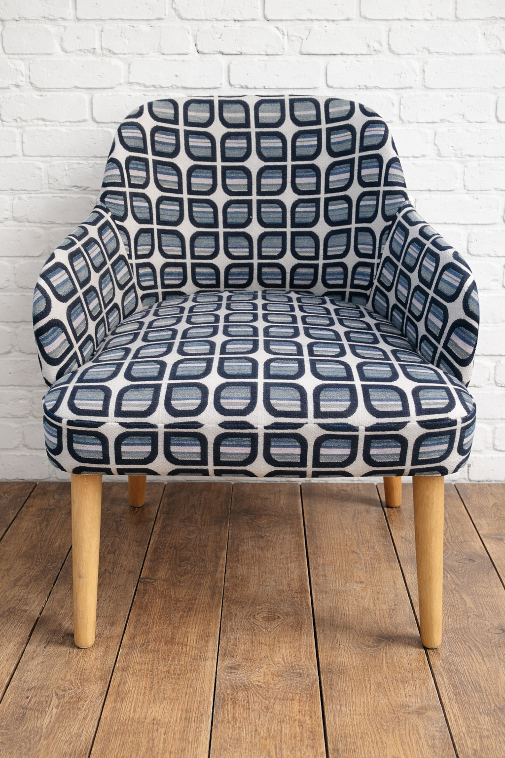 Reupholstered dining chairs in fabric of your choice