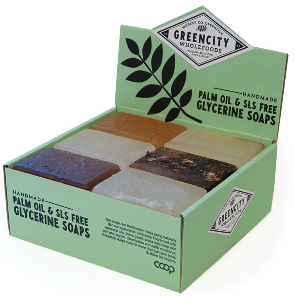 Glycerin soap free from palm oil and SLS. - 100g