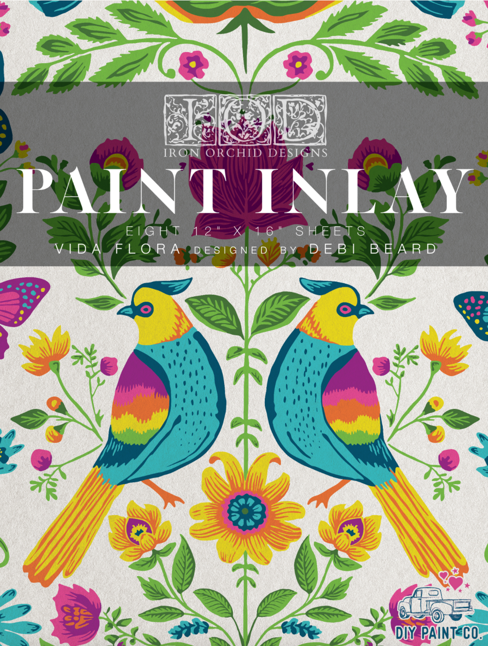 Limited Release Iron Orchid Designs -  Paint Inlay - Vida Flora