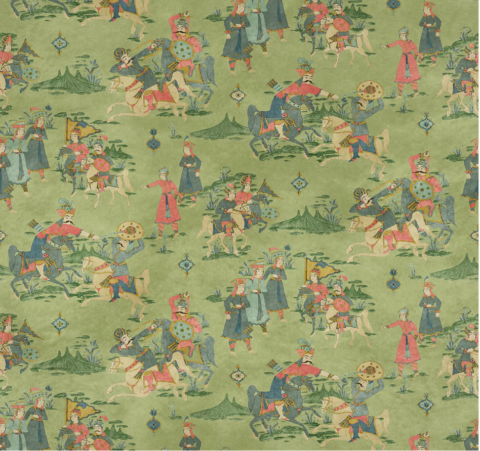 Linwood Wild Life Issa Velvet - Natural Green