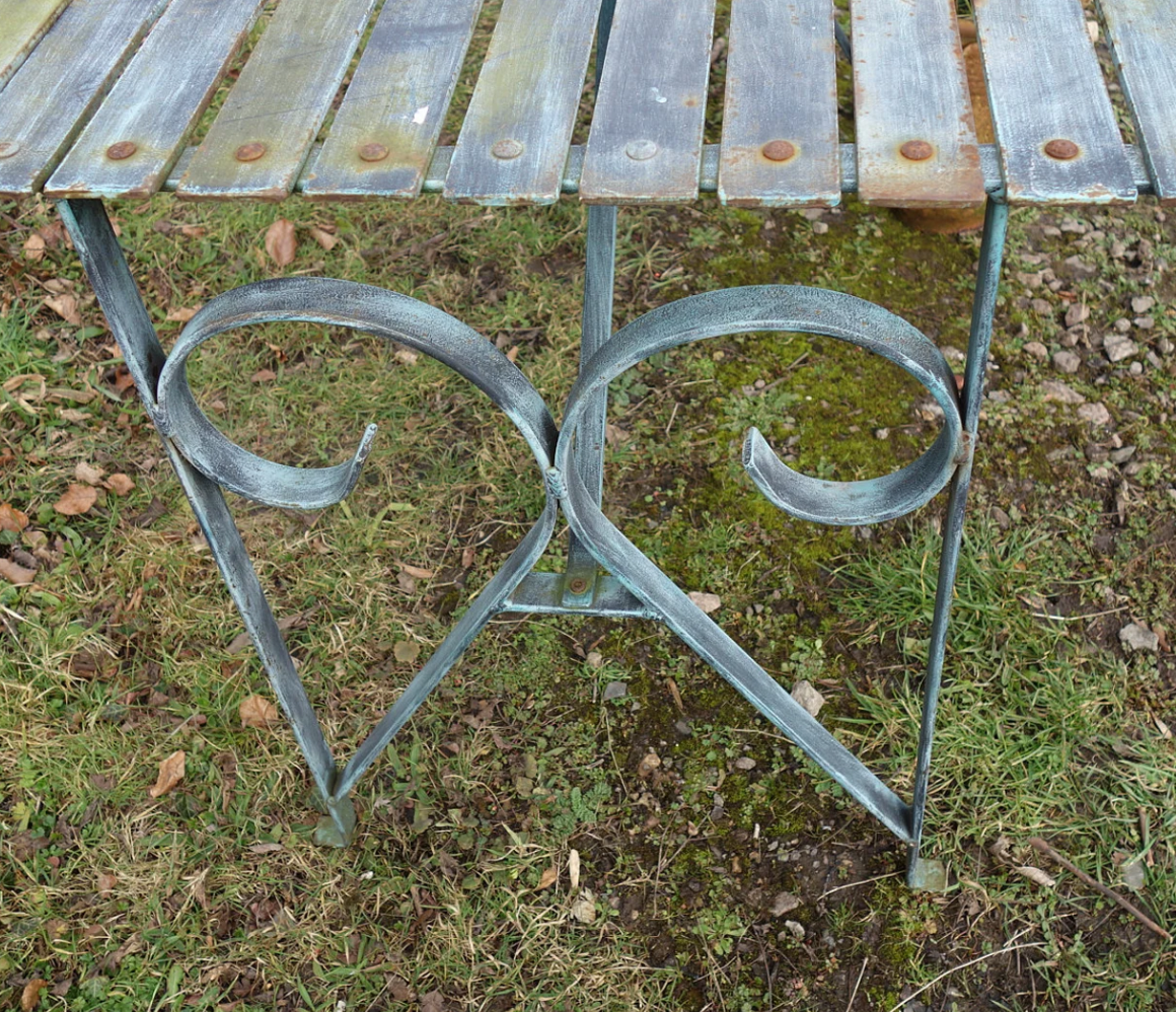 Vintage Rustic Orchard/Potting/Patio Table