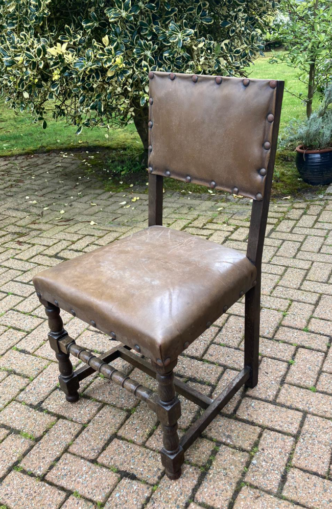Set of 8 vintage dining chairs available for refurb