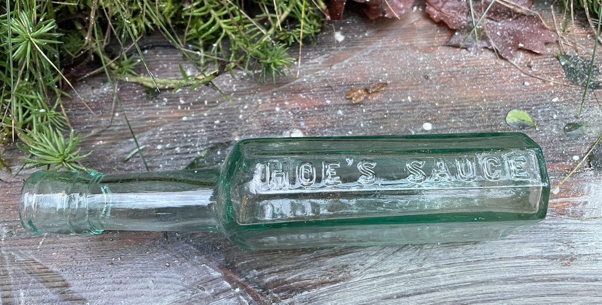 Lovely Vintage glass bottle / bud vase