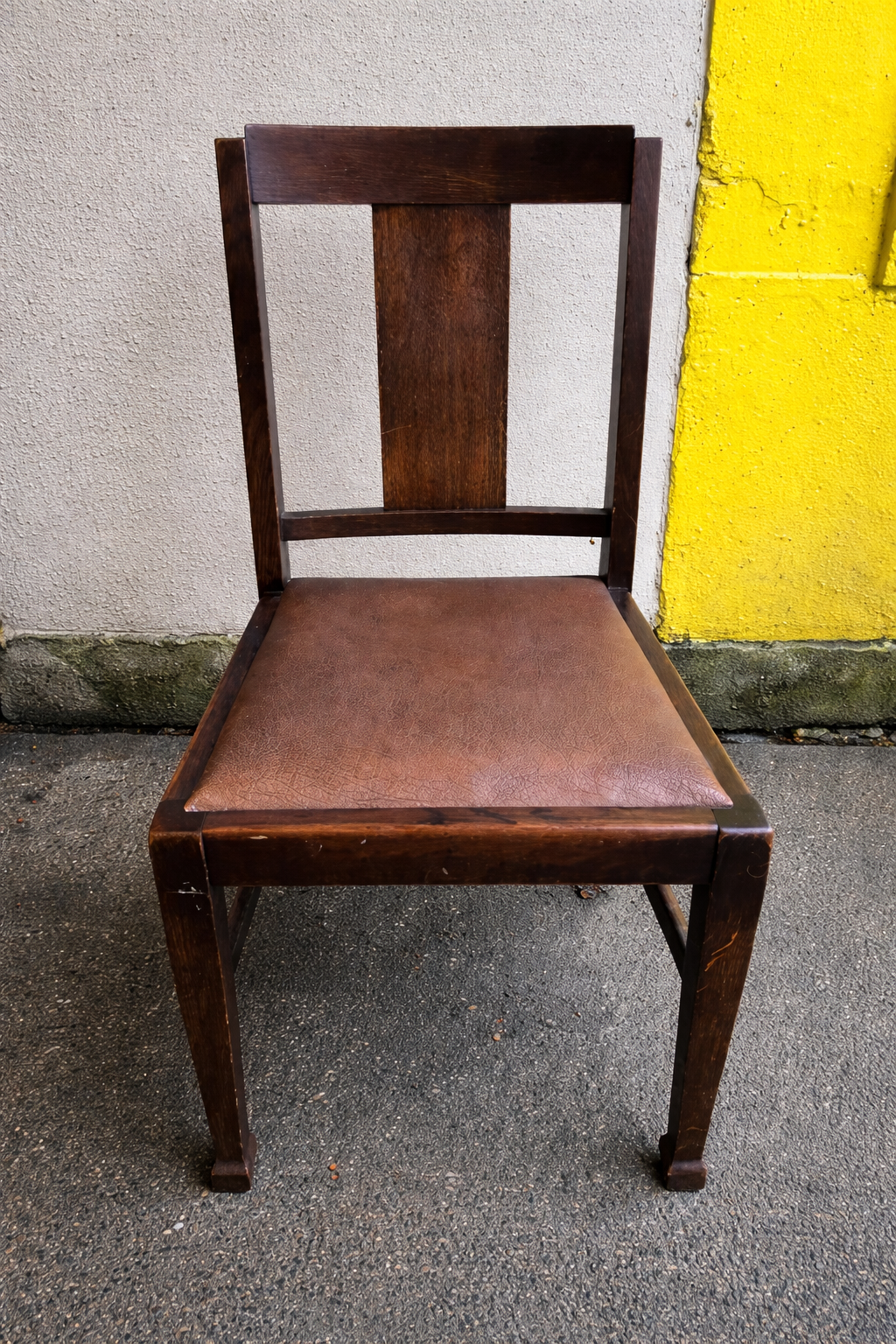 Pair of vintage retro chairs available for reupholstery and painting your choice of colour