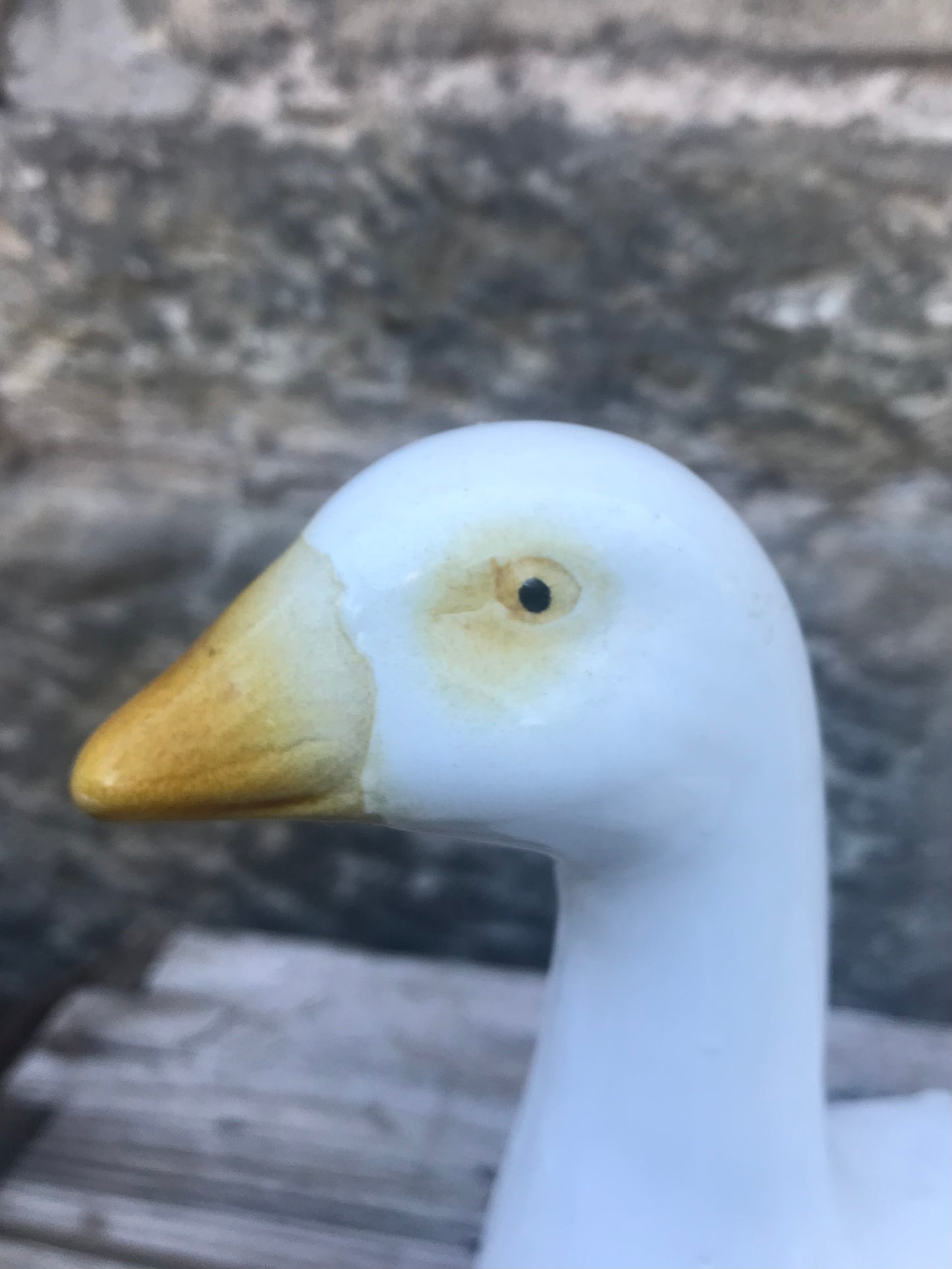Vintage ceramic Michel Caugant goose terrine pate dish