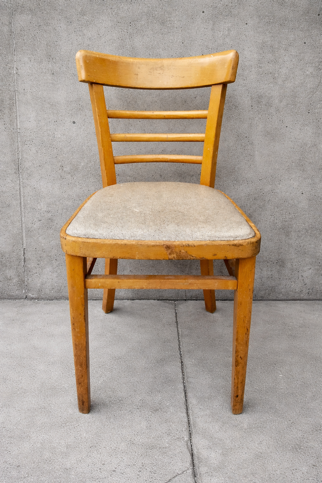 Vintage dining chairs available for painting or restoration and upholstery. 3 available will sell separately