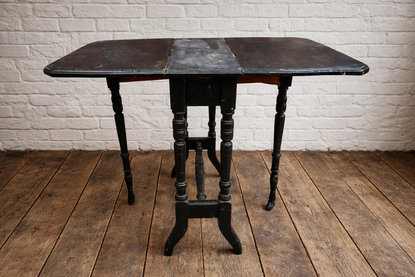 Vintage drop-leaf side available for painting your choice of colour