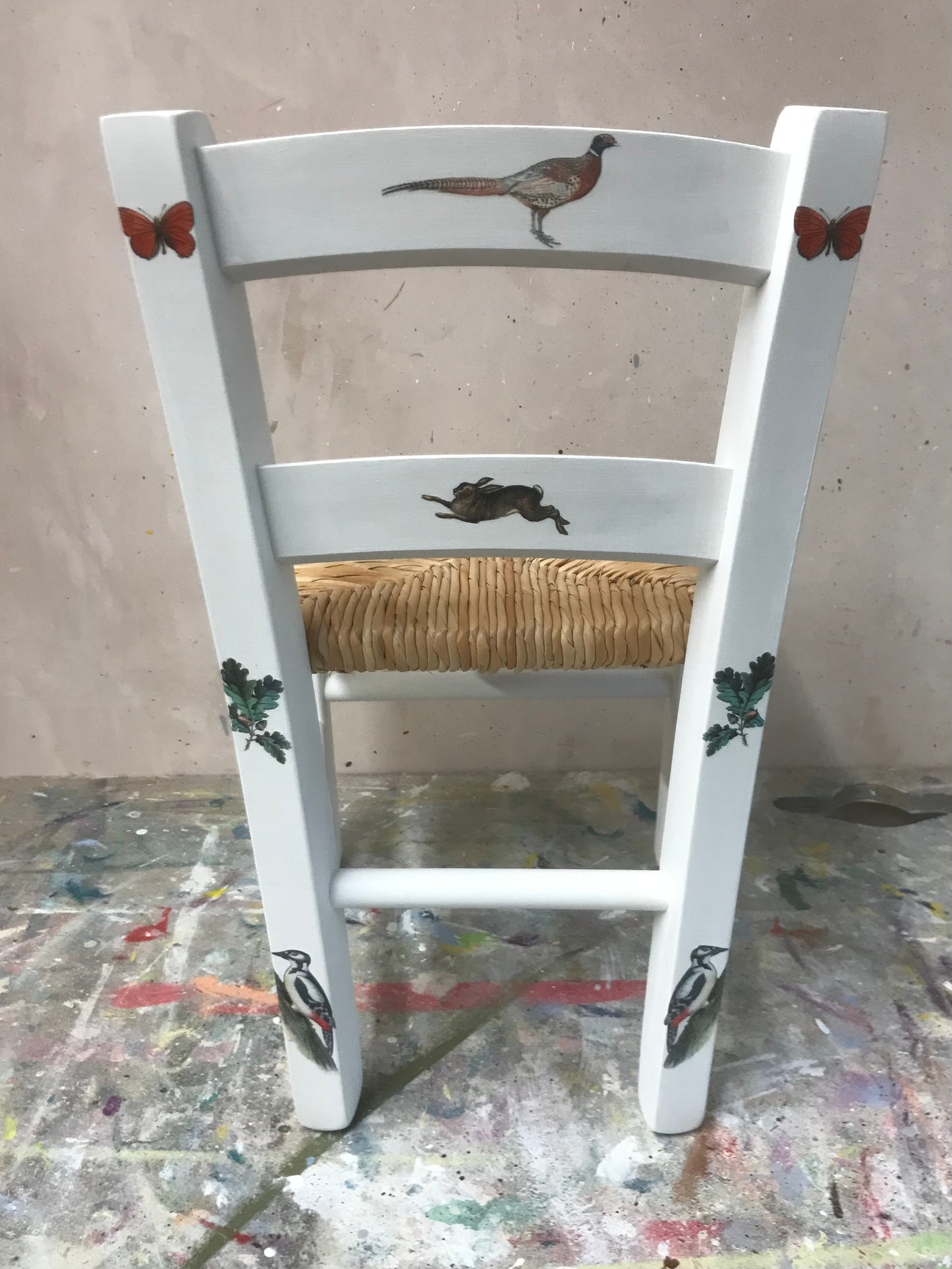 Commission for Frances personalised children's chair