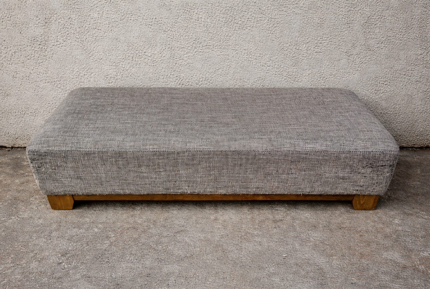 Large stool / pouffee / ottoman / coffee table available for painting and reupholstery