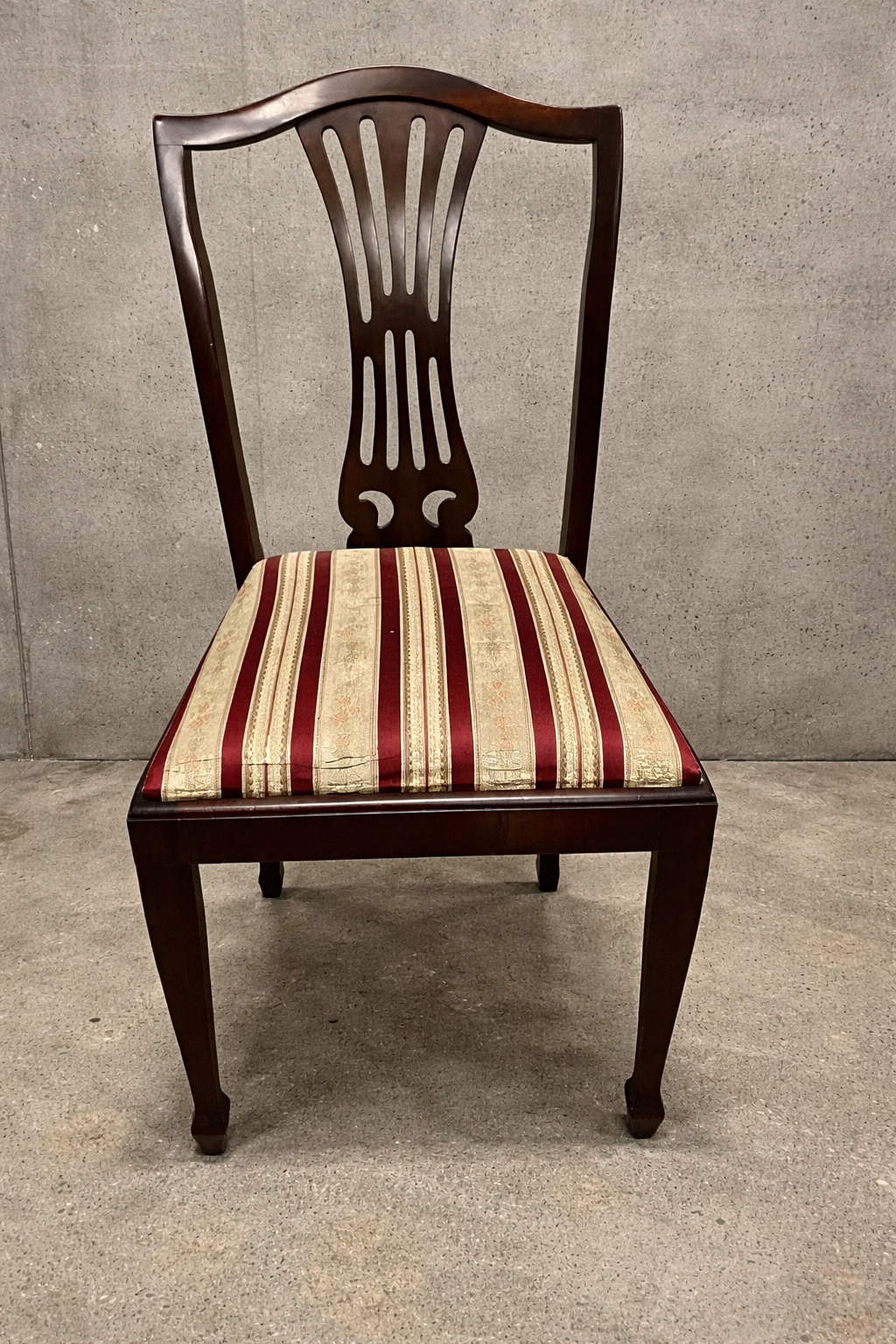 Pair of vintage retro chairs available for reupholstery and painting your choice of colour (Copy)