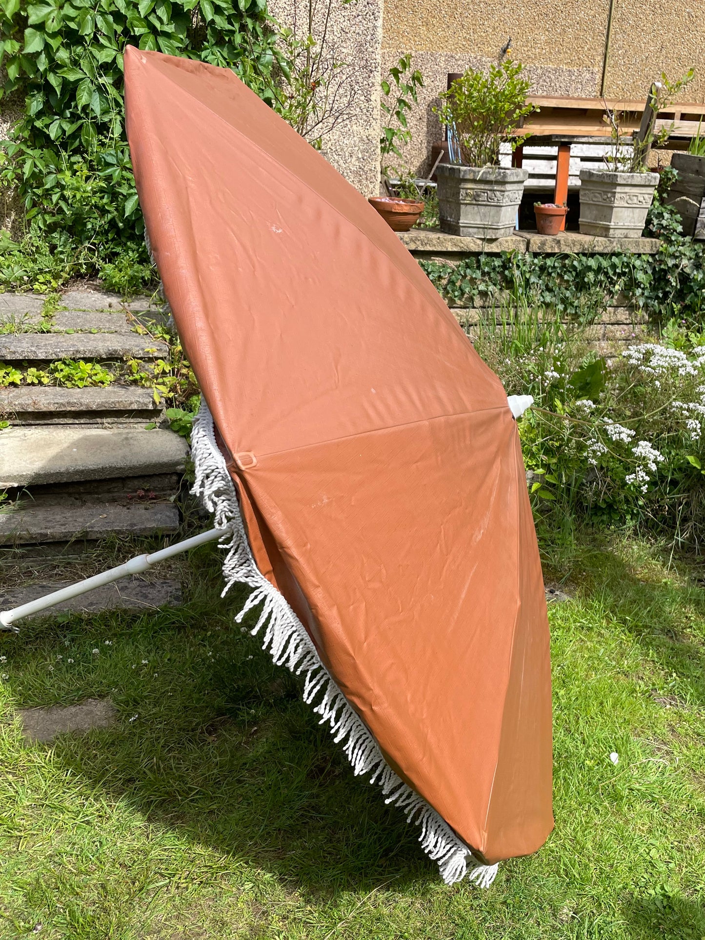Vintage 1960's / 1970's garden parasol