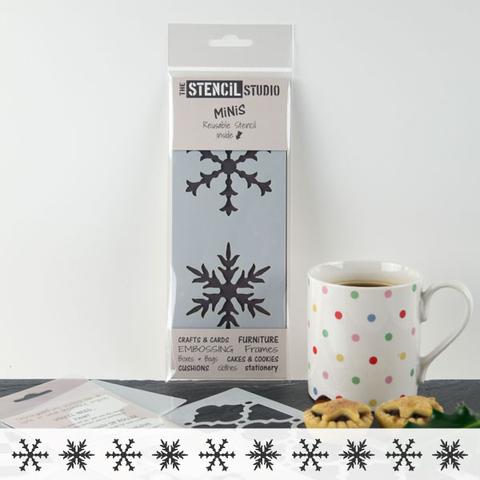 Stencil Studio - Stencil MiNiS - Snowflakes Stencil