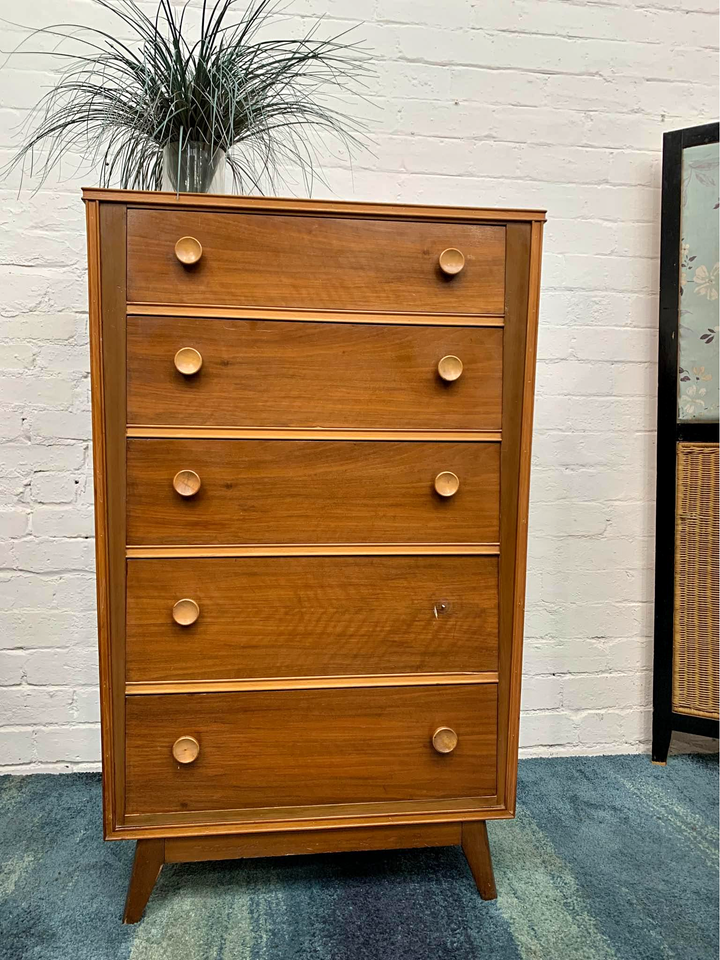 Vintage Mid Century chest of drawers available for painting - price includes painting