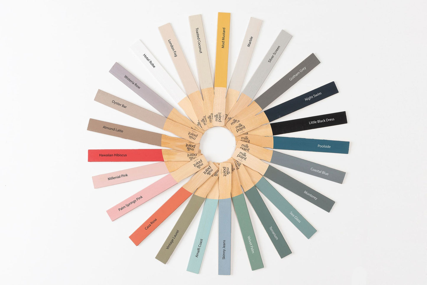 Vintage dining chairs painted to order in Milk Paint