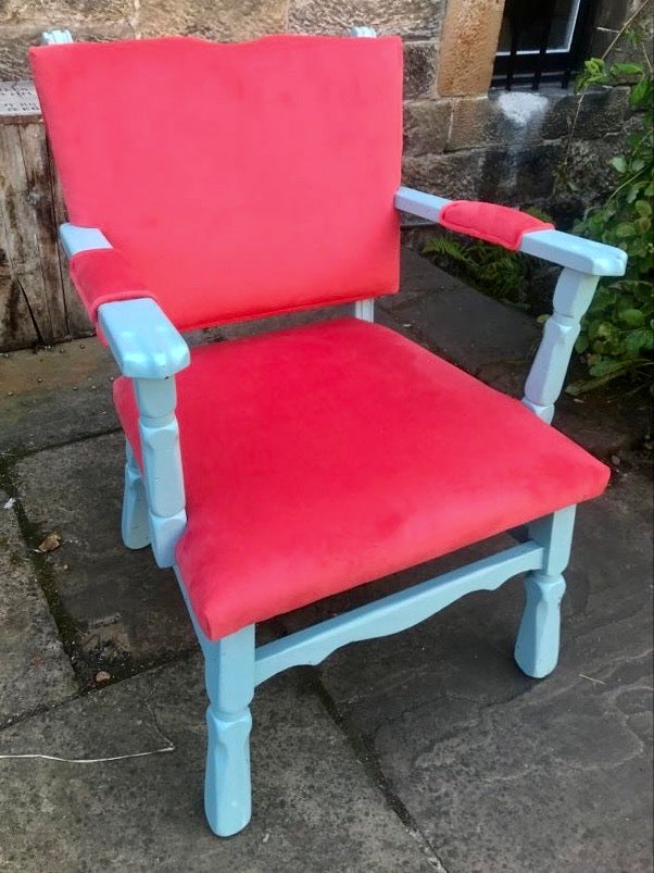Commission for Carolyn - refurbished arm chair