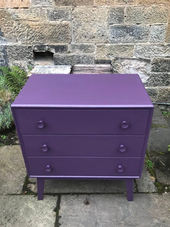 Commission for Nuala painted chest of drawers