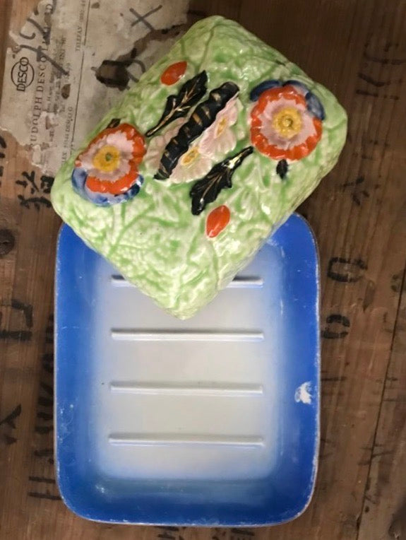 Amazing kitsch butter dish