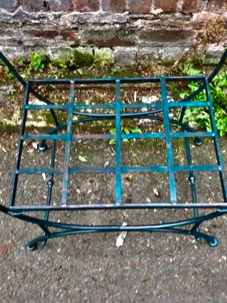 Vintage metal garden seat