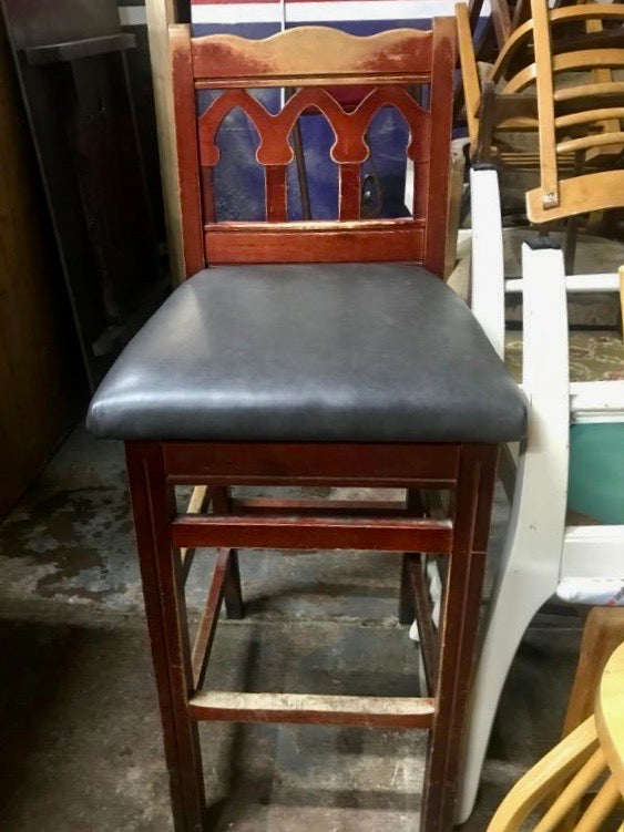 Vintage bar stools - available for painting and reupholstery - price includes painting 2 available